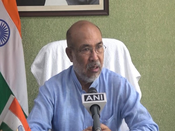 Manipur Chief Minister N Biren Singh (Photo/ANI)