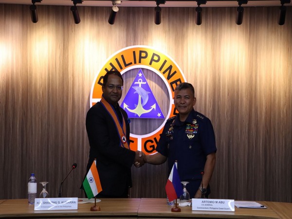 India's ambassador to the Philippines, Shambhu Kumaran (Image credit: Twitter/@coastguardph)