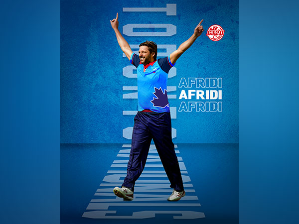Toronto Nationals' cricketer Shahid Afridi (Image: Global T20)