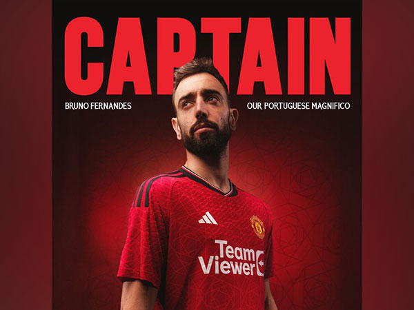 Manchester United captain Bruno Fernandes. (Photo- Manchester United Twitter)