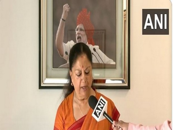 Vasundhara Raje,  former Rajasthan Chief Minister and BJP leader (Photo/ANI)