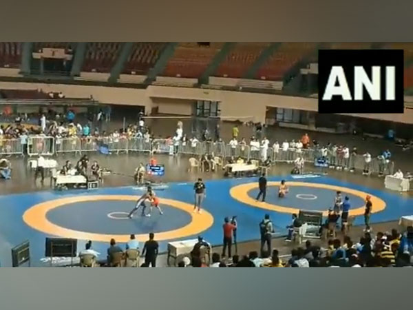 Wrestling trials for Asian Championship 2023 (Photo: ANI)