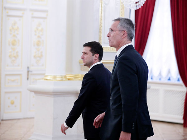 Ukrainian President Zelenskyy and NATO Secretary-General Stoltenberg (Photo Credit: Reuters)