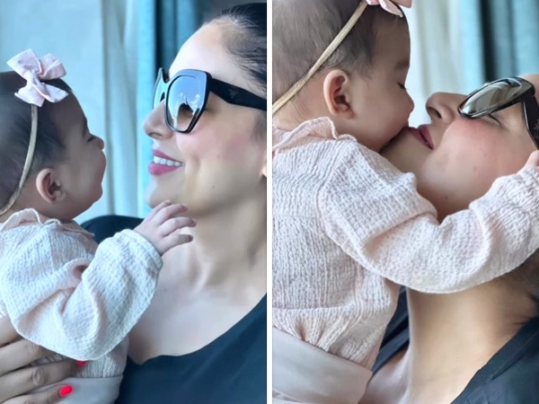 Bipasha Basu with daughter Devi (Image source: Twitter)