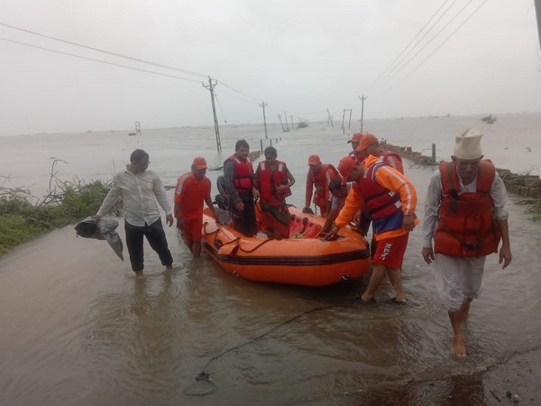 NDRF rescues 3 people including pregnant woman in Mocha (Photo/ANI)