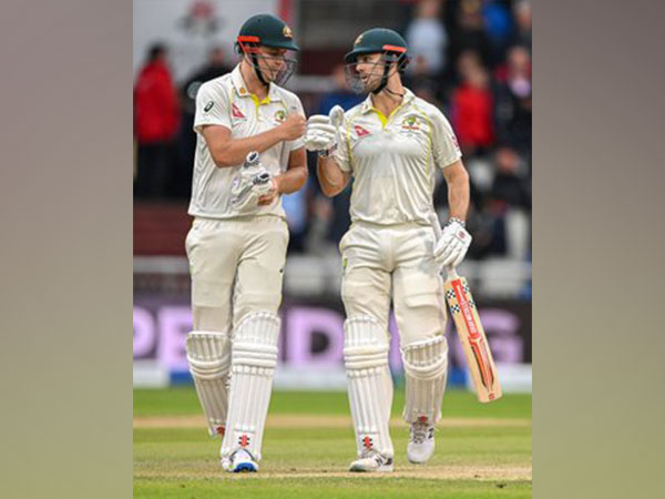 Cameron Green and Mitchell Marsh (Image: Twitter/ Cricket Australia) 