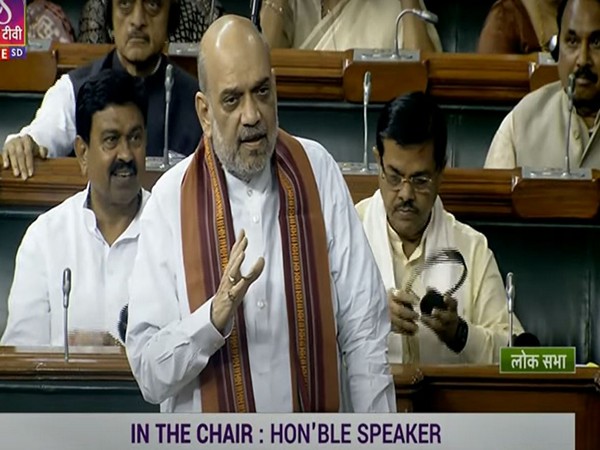 Union Home Minister Amit Shah (Photo credit/Sansad TV)