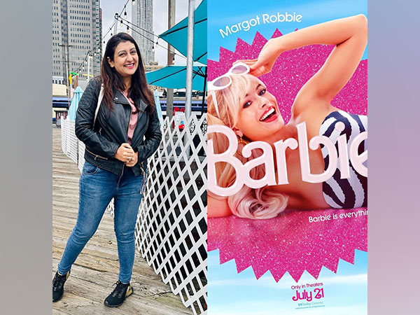 Juhi Parmar and Barbie poster (Image source: Instagram)