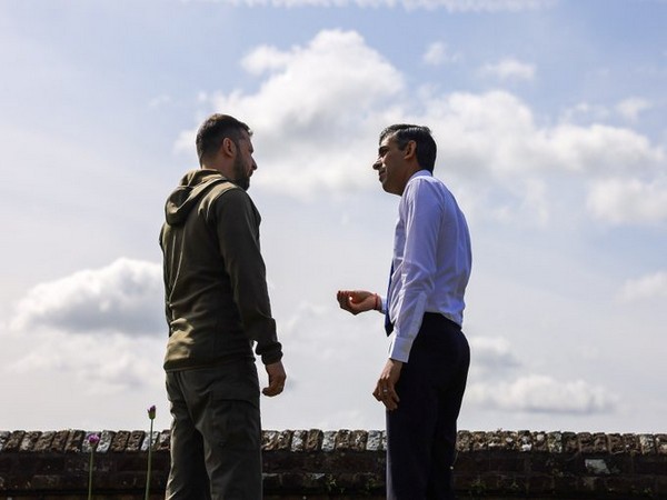 Ukrainian President Volodymyr Zelenskyy, UK PM Rishi Sunak (Image Credit: Twitter/@RishiSunak)