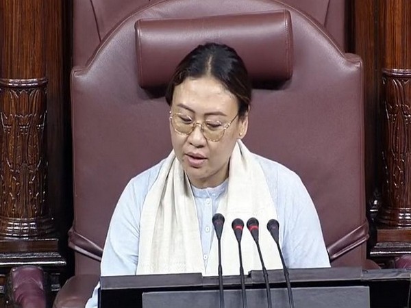 S Phangnon Konyak becomes 1st woman member from Nagaland to preside over Rajya Sabha (Image: Sansad TV)
