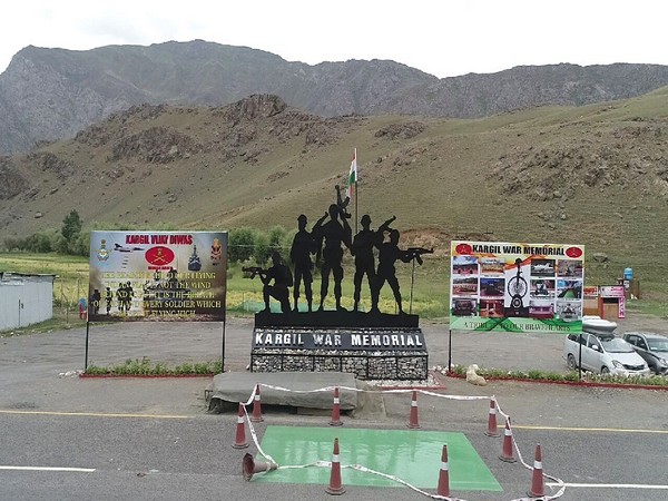 Preparations for Kargil War Memorial for the 24th Kargil Vijay Diwas, commemorating the triumph of India in the 1999 Kargil War with Pakistan, at Dras, in Kargil (Photo/ANI).