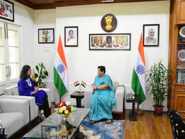 DCW Chairperson Swati Maliwal calls on Manipur Governor Anusuiya Uikey (Photo credit/Swati Maliwal Twitter handle)