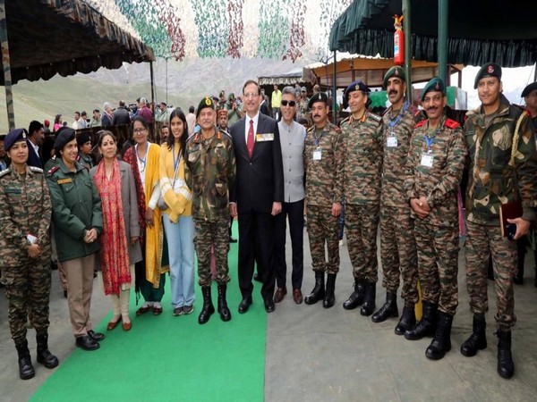 On the occasion of the 24th anniversary of the Kargil Vijay Diwas, a briefing was conducted at Lamochen (Dras) (Photo/ANI)