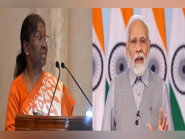 President Droupadi Murmu (on left) and Prime Minister Narendra Modi. (File Photo/ANI)
