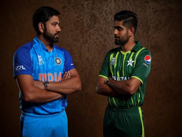 Captain of India Rohit Sharma and Captain of Pakistan Babar Azam (Twitter: Photo/ICC)