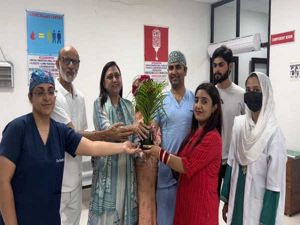 J-K: Newly established Jammu Blood Center to be a beacon of hope, service for people of Jammu, nearby regions. (Photo/ANI)