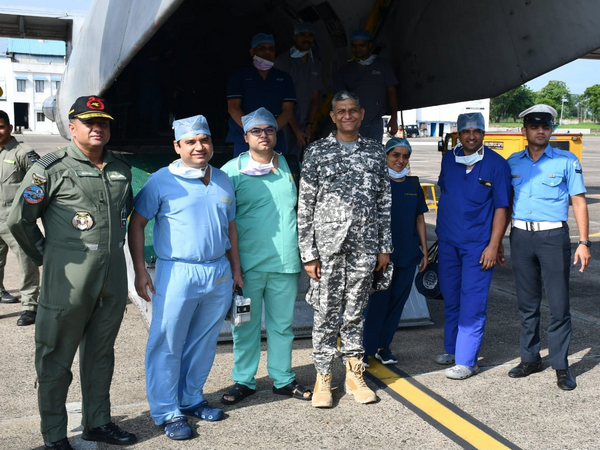 Live human heart airlifted by IAF aircraft (Photo/ANI)