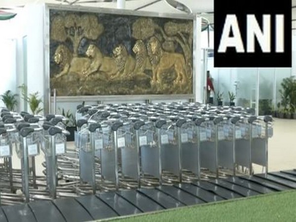 Visuals from Rajkot International Airport (Photo/ANI)