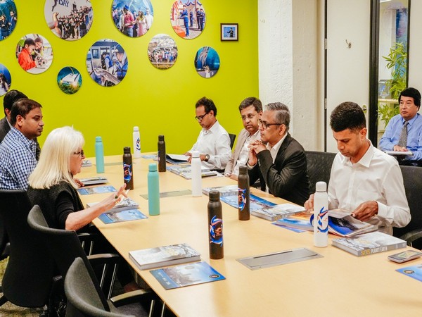 Odisha government delegation meets George Jacob, President and CEO of BayEcotarium during its visit to Silicon Valley, USA (Photo credit/CMO Odisha Twitter handle)