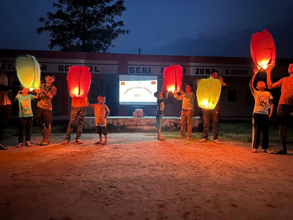 Ex-servicemen and Villagers of Battal join Indian Army to Celebrate Kargil Vijay Diwas(Photo credit/Defence PRO)