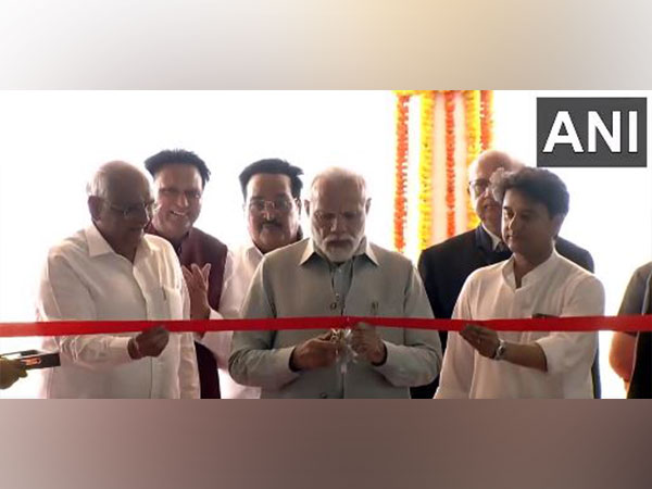 PM Modi inaugurates Rajkot International Airport in Gujarat (Photo/ANI)