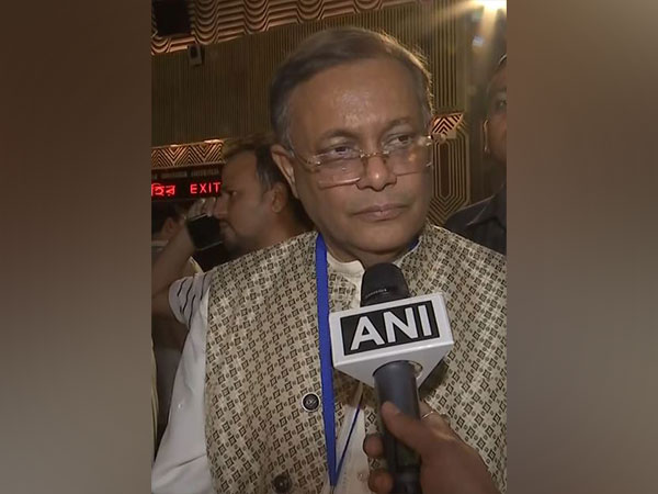 Bangladesh I&B Minister Hasan Mahmud (Photo/ANI)