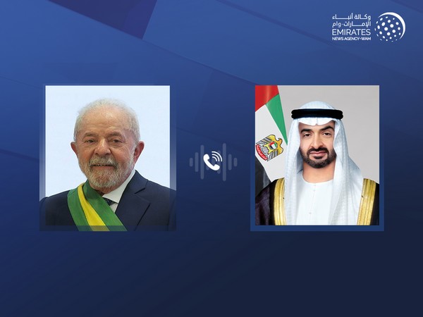 UAE President Sheikh Mohamed bin Zayed Al Nahyan and President Luiz Inácio Lula da Silva of Brazil (Image Credit: WAM)