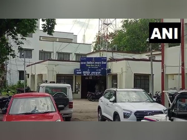 Civil line police station Rewa (Photo/ANI)