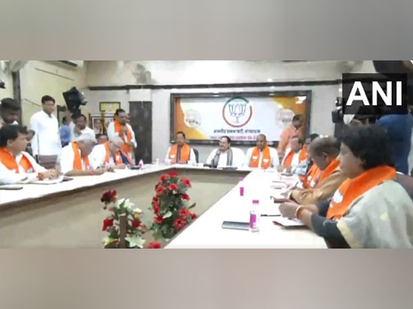 JP Nadda chairs core committee meeting (Photo/ANI)