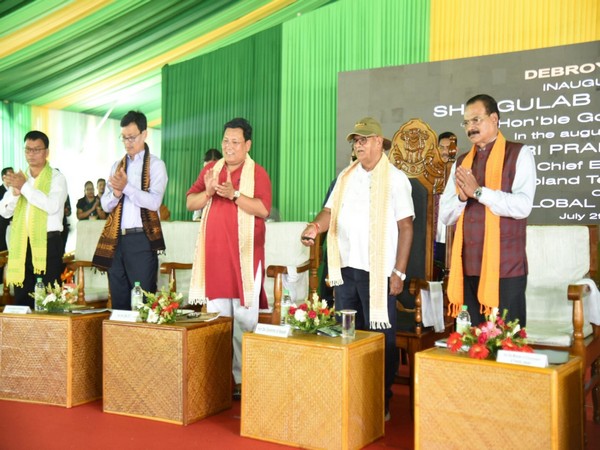 Assam Governor Gulab Chand Kataria attends Global Tiger Day celebrations in Manas(Photo/ANI)