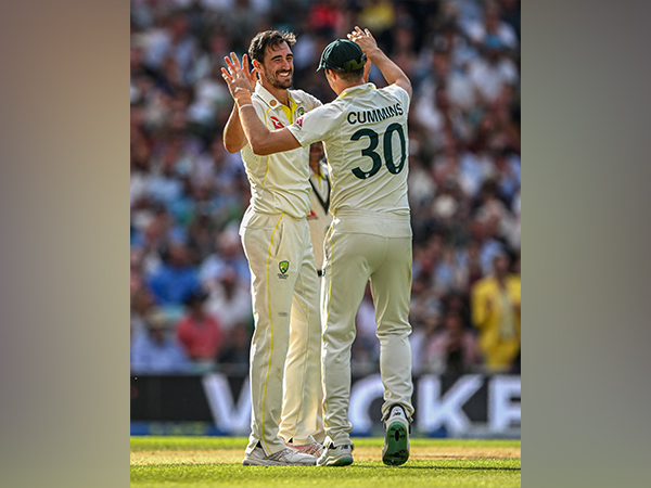 Mitchell Starc and Pat Cummins (Image: Twitter/ Cricket Australia) 