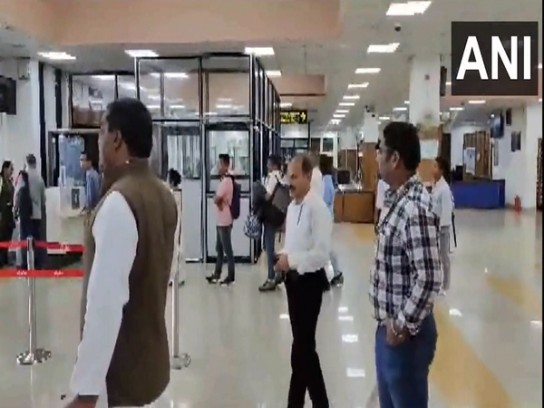 Visuals from Delhi airport. (Photo/ANI)