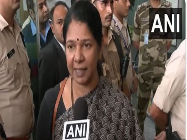 Dravida Munnetra Kazhagam (DMK) MP Kanimozhi (Photo/ANI)