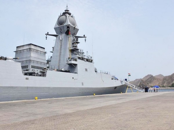 INS Visakhapatnam enters Oman to enhance maritime partnership (Photo/ANI)