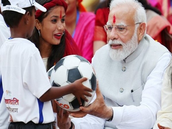 PM Narendra Modi. (Photo- AIFF Media)