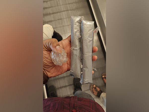 Customs seize gold paste at Hyderabad airport. (Photo source: Hyderabad customs)