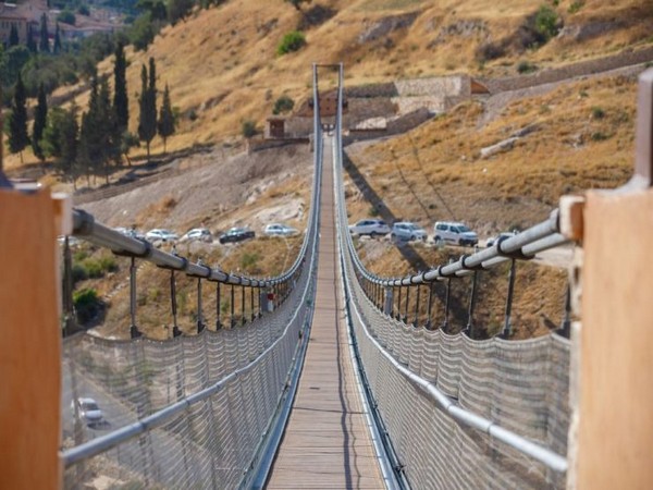 New suspension bridge in Israel (Source: TPS)