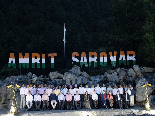 Inaugration of Amrit Sarovar in Tenga Valley, Arunachal Pradesh (Image/ANI)