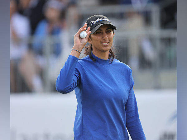 Aditi Ashok in action during Evian Championship (Image: LPGA)