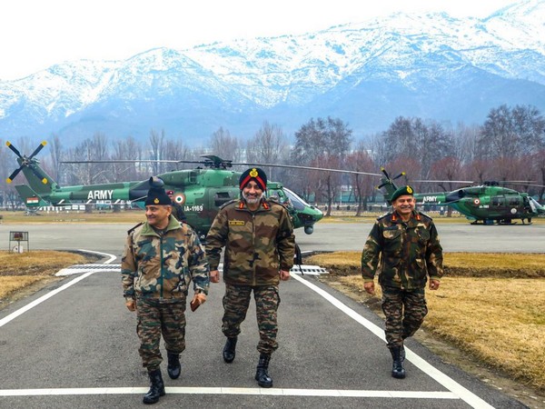 CDS Gen Anil Chauhan in Kashmir valley (File Photo/ANI)