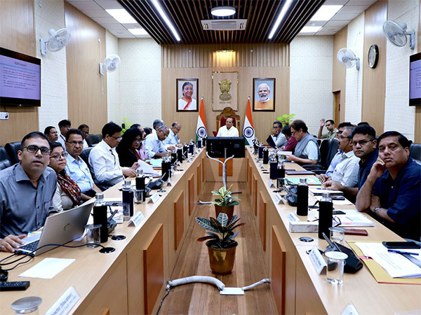 Delhi LG in a review meeting ahead of G-20 Summit (Photo/ANI)