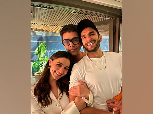 Alia Bhatt, Ranveer Singh and Karan Johar (Image source: Instagram)