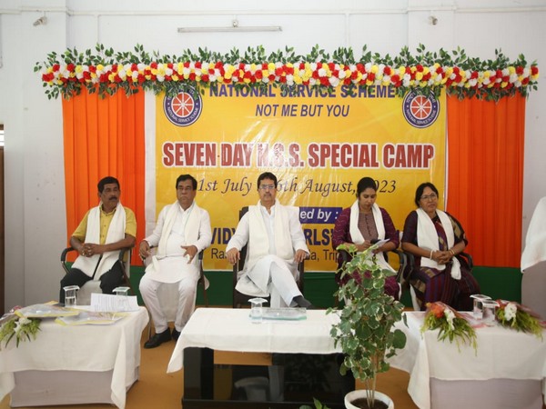 CM Saha inaugurates 7-day NSS, Blood Donation Camp in Agartala (Photo/ Twitter: @DrManikSaha2)