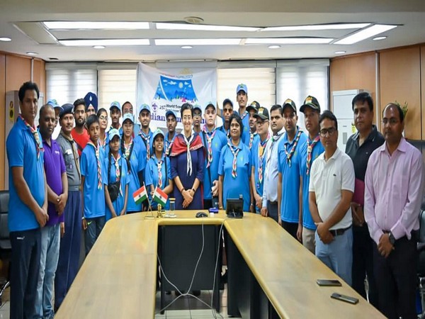 Students from Delhi Government Schools will represent India in World Scout Jamboree(Photo/ANI)