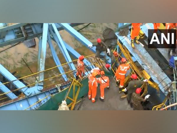 Search and rescue operations are on at the accident site in Thane's Shahpur. (Photo/ANI)