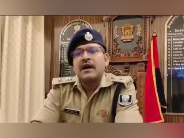 East Champaran SP Kantesh Kumar Mishra (Photo/ANI)