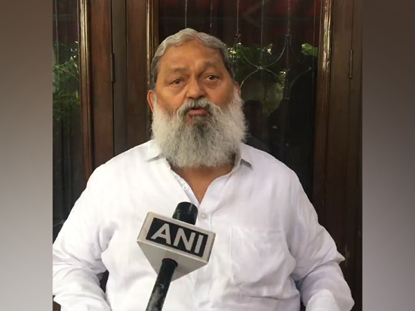 Anil Vij, Haryana home minister (Photo/ANI)