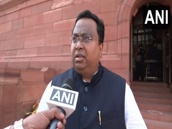 Biju Janata Dal MP Sasmit Patra. (Photo/ANI)