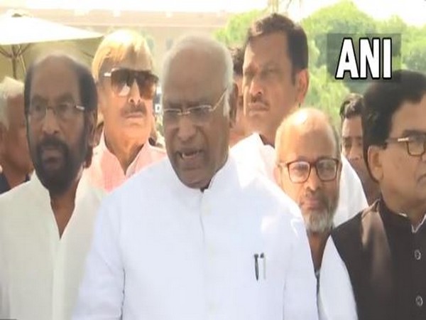 Leader of Opposition in Rajya Sabha Mallikarjun Kharge (Photo/ANI)
