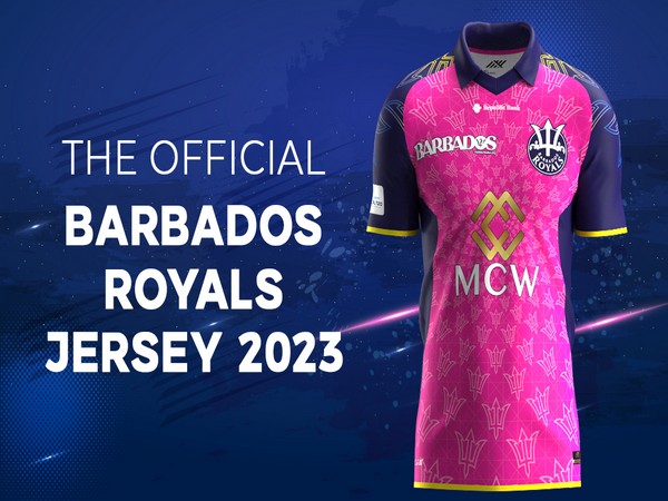 Barbados Royals' new jersey for Caribbean Premier League (Image: Barbados Royals)